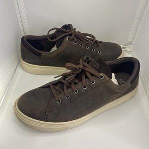 Men’s Ugg Baysider Low Weather Sneaker Size 10 Brown Leather 1117478 Waterproof